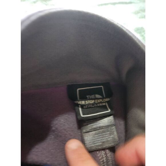 The North Face blue&grey zip up jacket sz Medium - Picture 4 of 5